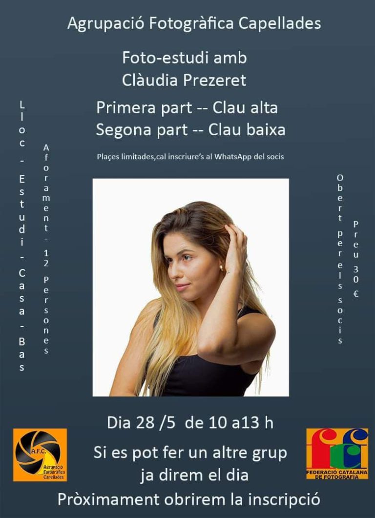 Foto Estudi amb Clàudia Prezeret